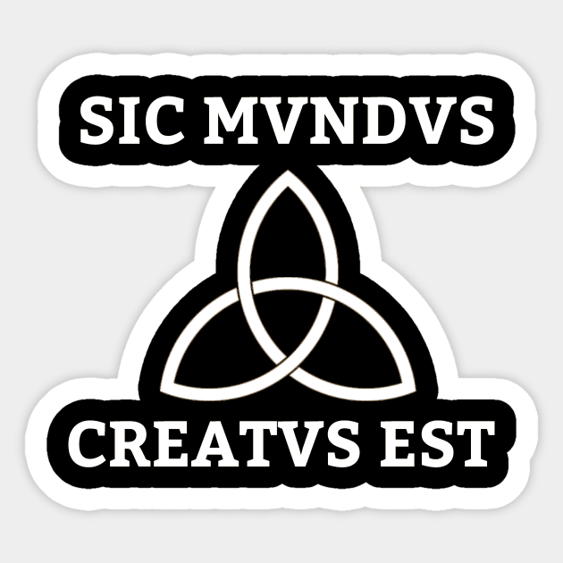 DARK NETFLIX QUOTE SIC MVNDVS Sticker by camilovelove